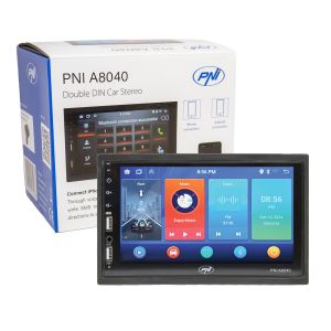 Car multimedia player PNI A8040 with Android 13, 2GB DDR3/ROM 32GB, 7 inch screen, CarPlay, Android Auto, 2 x USB, BT