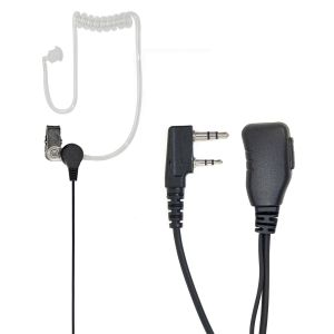 Headset with microphone and acoustic tube