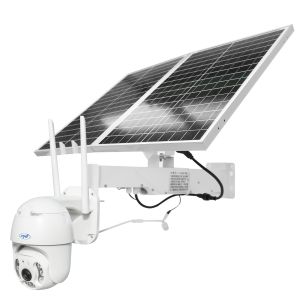 PNI IP65 video surveillance camera with solar panel