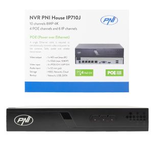 NVR POE PNI House IP710J, 10 channels