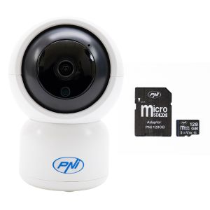 Video surveillance camera and memory card included