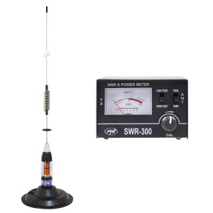 PNI ML70 CB Antenna Package, length 70cm with magnet included + PNI SWR-300 Reflectometer