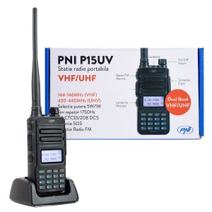 Portable VHF / UHF radio station PNI P15UV