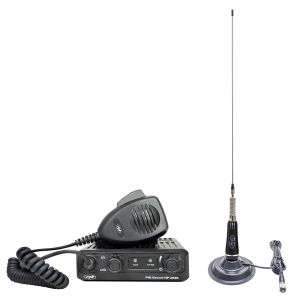 CB radio station kit PNI Escort HP 2020 single channel 22 with CB antenna PNI LED 2000 with magnet included