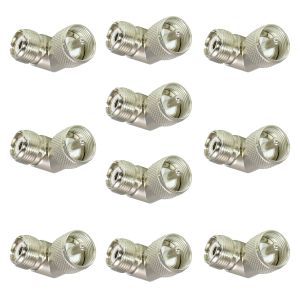 Set of 10 pieces 90 degree plug PNI PL male - PL female