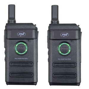 Kit of 2 portable radio stations PNI PMR R10 PRO, 446MHz, 0.5W, 16 programmable channels, 16 PMR and 50 CTCSS and 104 DCS tones