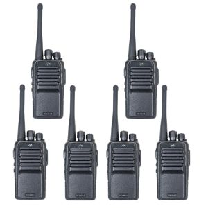 Kit of 6 portable radio stations PNI PMR R15 0.5W, 16 programmable channels, 16 PMR and 50 CTCSS and 104 DCS tones, ASQ, TOT, m