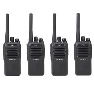 Kit of 4 portable radio stations PNI PMR R17 446MHz, 0.5W, 16 PMR channels and 50 CTCSS and 104 DCS tones, programmable, Li-Ion