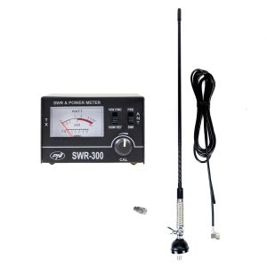 CB antenna PNI S60 and reflectometer for SWR measurement