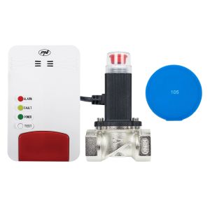 Smart gas sensor kit and solenoid valve