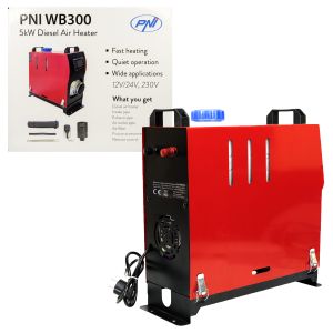 Stationary car heating system PNI WB300 Diesel 5kW 12V/24V, 230V, 10 sirocou power levels