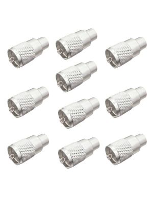 Set of 10 PNI PL259 plugs for RG213 cable, pin length 9 mm