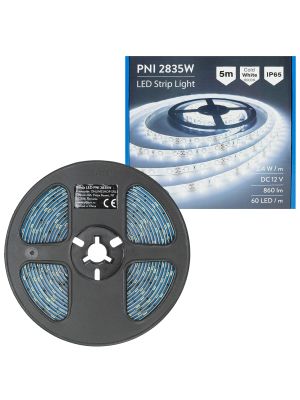 LED strip PNI 2835W, cool white