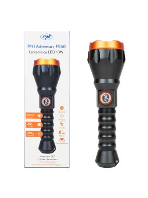 PNI Adventure F550 Crystal LED Flashlight, 10W