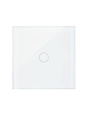 Simple ladder head and cross head switch with PNI CS110 glass touch, white with LED indicator