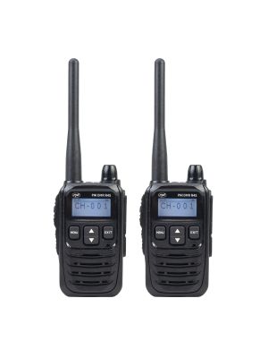 Kit of 2 portable radio stations PNI DMR R45, digital and analog, 446MHz, 16 digital channels and 99 analog channels, functions