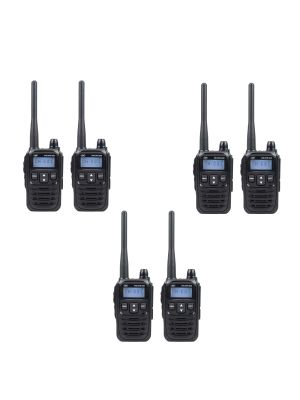 Kit of 6 portable radio stations PNI DMR R45, digital and analog, 446MHz, 16 digital channels and 99 analog channels, functions