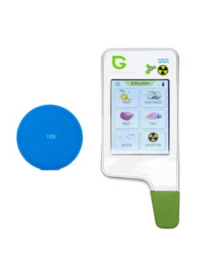 Greentest ECO 6 digital tester for determining the concentration of nitrates in fruits, vegetables and meat, the measurement radiates