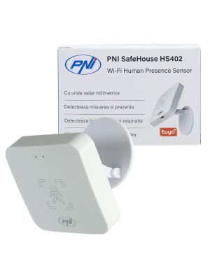 Presence sensor PNI SafeHouse HS402 Wi-Fi SafeHouse HS402, with millimeter-wave radar, 10 m range, detects the movement and presence of s