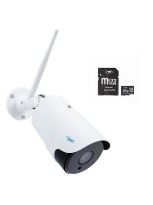 Video surveillance camera and memory card included