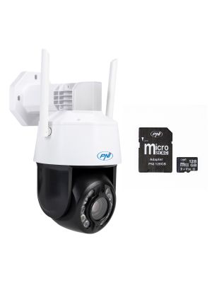 Video surveillance camera and memory card included