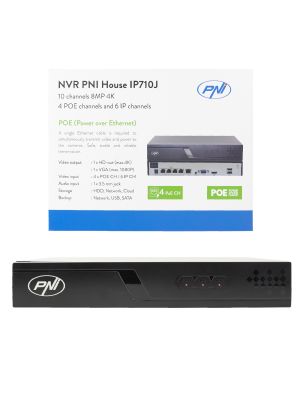 NVR POE PNI House IP710J, 10 channels