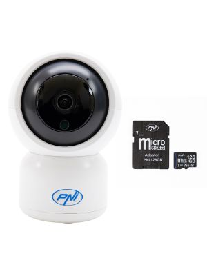 Video surveillance camera and memory card included