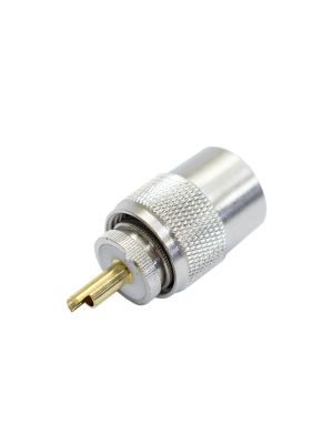 PNI PL259 plug for RG58 cable, gold central pin 9 mm