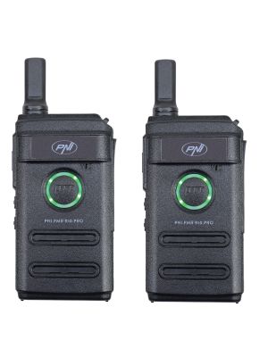 Kit of 2 portable radio stations PNI PMR R10 PRO, 446MHz, 0.5W, 16 programmable channels, 16 PMR and 50 CTCSS and 104 DCS tones