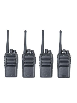 Kit of 4 portable radio stations PNI PMR R15 0.5W, 16 programmable channels, 16 PMR and 50 CTCSS and 104 DCS tones, ASQ, TOT, m