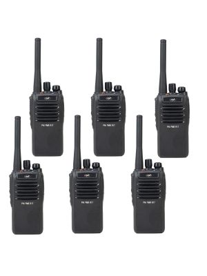 Pack of 6 portable PNI PMR radio stations