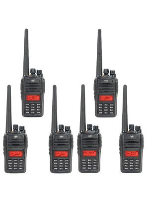 Kit of 6 portable radio stations PNI PMR R18, 446MHz, 0.5W, 128 channels, 16 PMR and 50 CTCSS and 104 DCS tones, FM radio, prog