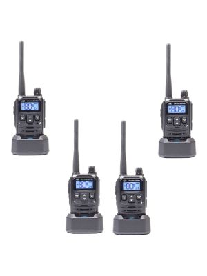 Kit of 4 portable radio stations PNI PMR R45 PRO 446MHz, 0.5W, 99 programmable channels, 16 PMR and 38 CTCSS and 104 DCS tones,