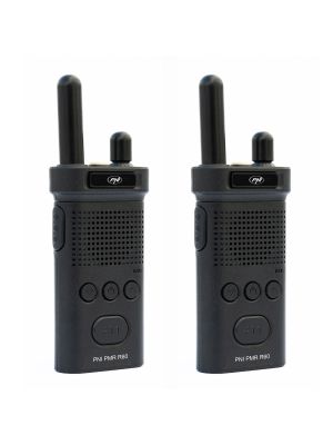 Kit of 2 portable radio stations PNI PMR R60 446MHz, 0.5W, 16 programmable channels, 16 PMR and 50 CTCSS and 104 DCS tones, Sca