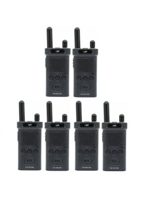 Kit of 6 portable radio stations PNI PMR R60 446MHz, 0.5W, 16 programmable channels, 16 PMR and 50 CTCSS and 104 DCS tones, Sca