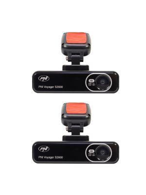 Package of 2 pieces PNI Voyager S2600 WiFi DVR car camera