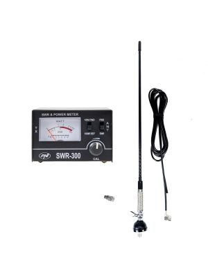 CB antenna PNI S60 and reflectometer for SWR measurement