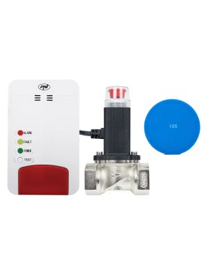 Smart gas sensor kit and solenoid valve