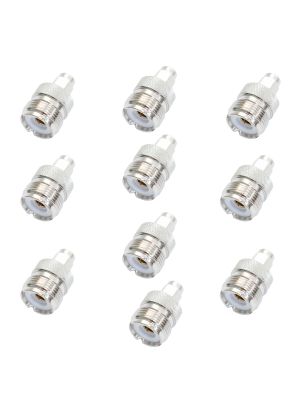 Set with 10 pieces PNI PL259 female to SMA male plug