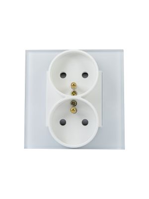 Built-in double socket