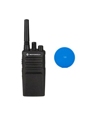 Kit Professional PMR Portable Radio Station Motorola XT420 + Gift Sticky Pad Blue