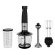 Beko HBA81762BX hand blender set, 750W, 12 speed steps + Turbo, 1 l, 5, black/silver