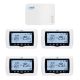 PNI CT440 wireless smart thermostat, with WiFi, 4 zone control via Internet, for heating systems, pumps, electric heaters