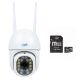 Video surveillance camera and memory card included