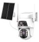 Video surveillance camera PNI IP794S dual lens 2MP + 2MP, solar panel 5.5W