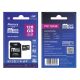 MicroSD PNI 128GB memory card with adapter