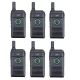 Kit of 6 portable radio stations PNI PMR R10 PRO, 446MHz, 0.5W, 16 programmable channels, 16 PMR and 50 CTCSS and 104 DCS tones