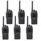 Pack of 6 portable PNI PMR radio stations