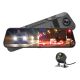 PNI Voyager S2410 UHD 4K DVR car camera built into the rearview mirror, 9.66 inch, IPS touchscreen, applied to the rearview mirror and reversing camera