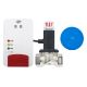 Smart gas sensor kit and solenoid valve